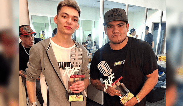 Cacha y Aczino, campeones de Titanes del Freestyle en México. (Foto: Instagram de Cacha)
