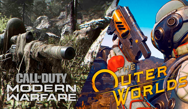 Desde Call of Duty Modern Warfare hasta The Outer Worlds. Conoce los videojuegos que llegan en esta semana para PS4, Xbox One y PC.