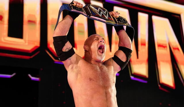 Goldberg es el nuevo campeón universal de SmackDown. Foto: WWE