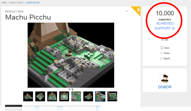 Machu Picchu obtiene el 100% de los votos necesarios para tener su propio set Lego