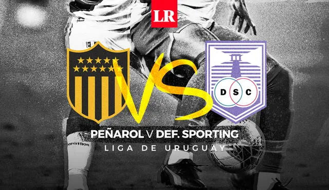 Peñarol se mide con Defensor Sporting en la fecha 2 del Torneo Intermedio. Foto: Composición de Fabrizio Oviedo