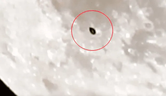 YouTube viral: Astrónomo graba momento exacto en que OVNI pasa frente a la luna a toda velocidad [VIDEO]