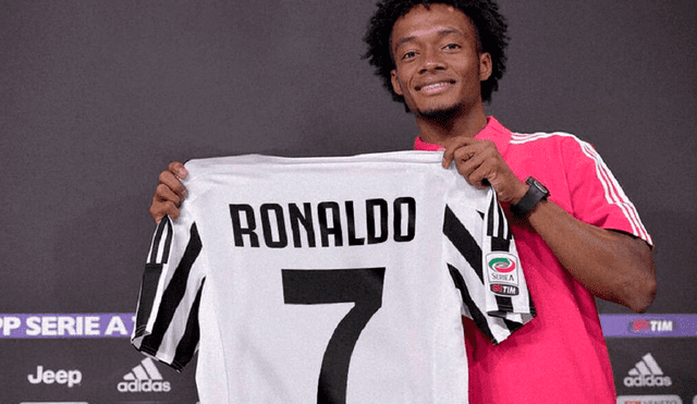 Cuadrado cede número '7' a Cristiano Ronaldo | FOTO