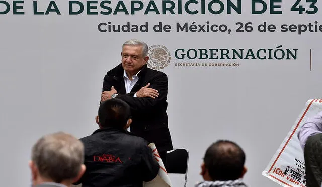 El mandatario de México sostuvo que habrá justicia en el caso Ayotzinapa. Foto: AFP