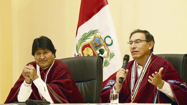 Martín Vizcarra y Evo Morales conservarán el lago Titicaca