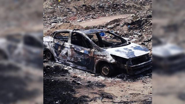 La Libertad: queman taxista en interior de su vehículo