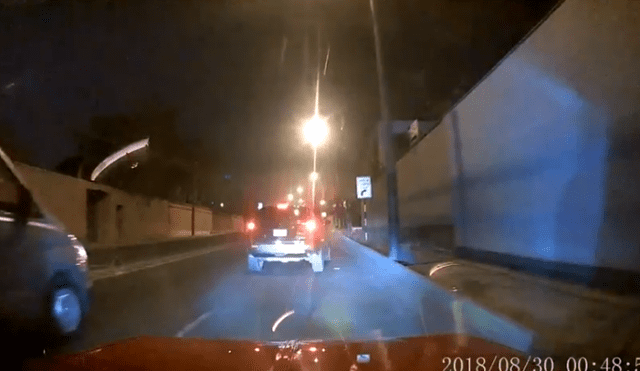 La Molina: chofer de camioneta realiza maniobras peligrosas [VIDEO]