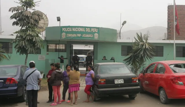 Comisaría de Jicamarca, donde fue detenido el denunciante y su esposa.