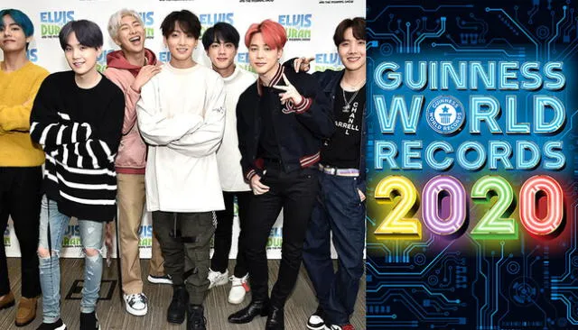 BTS fue registrado en el libro "Guinness World Records 2020".