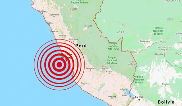 Sismo de magnitud 3.6 se sintió en Cañete esta noche