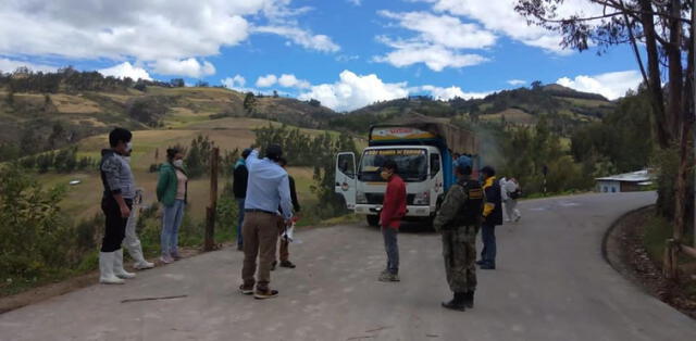 Vehículos ingresarán una vez a la semana a Santiago de Chuco por el aumento del coronavirus