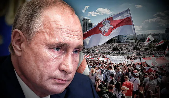 Vladimir Putin es actor principal de la crisis que se vive en Bielorrusia, de acuerdo a especialistas en relaciones exteriores. Diseño: La República
