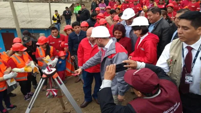 Callao: inician obras de muro de contención y escalera en Mi Perú