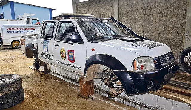 Piura: Maquinaria y vehículos están deteriorados en municipio de Tambogrande 