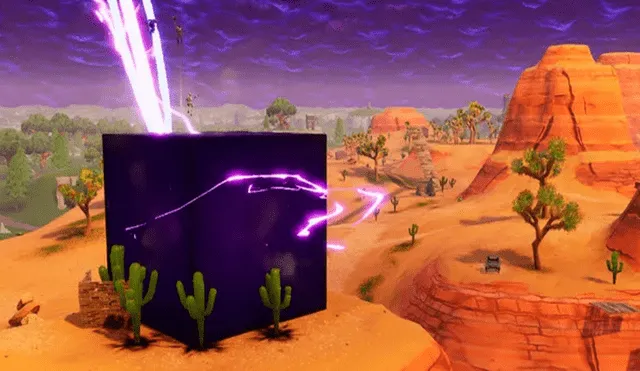 Fortnite: Epic Games sorprende a los gamers con la aparición de un cubo morado