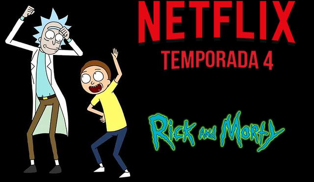 La temporada 4 de Rick y Morty llegará pronto a Netflix.