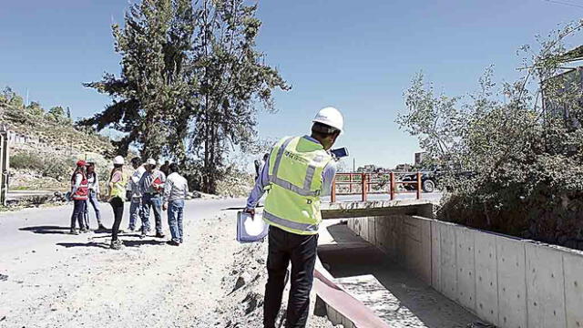 Control. Se supervisó 36 obras en la provincia Arequipa.