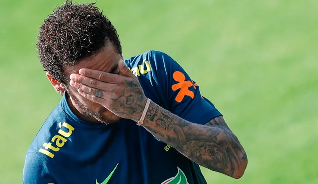 Neymar no aguantó más y lloró en los brazos de Tité tras denuncia de violación