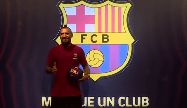 Arturo Vidal dio sus primeras declaraciones como jugador del Barcelona [VIDEO]