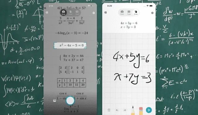 Con esta app podrás resolver problemas matemáticos solo con la cámara de tu móvil.