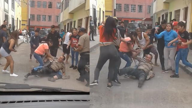 Rímac: vecinos de toda una cuadra golpearon a policía para evitar que detenga a delincuente [VIDEO]
