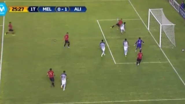 Alianza Lima vs Melgar: el increíble gol que se falló Gonzáles sin arquero [VIDEO]
