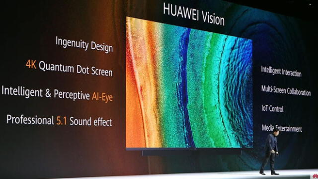 El nuevo Smart TV 4K de Huawei llega con Harmony OS.