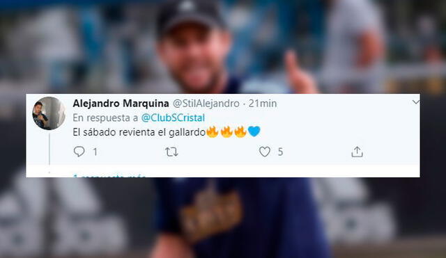 Hinchas expresaron su felicidad en redes tras la destitución de Manuel Barreto como entrenador de Sporting Cristal. Foto: Captura
