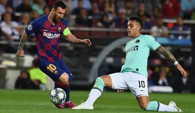Lautaro Martínez es pretendido por el Barcelona para conformar una dupla con su compatriota Lionel Messi. Foto: Barcelona.