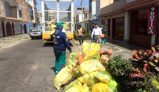 Recolectaran 176 toneladas de residuos domiciliarios en Trujillo