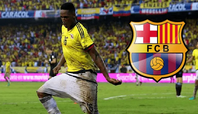 El colombiano Yerry Mina es nuevo jugador del FC Barcelona