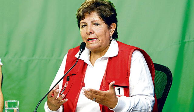 Rosario Paredes de Acción Popular votó en contra de la eliminación de la inmunidad parlamentaria. Foto: difusión
