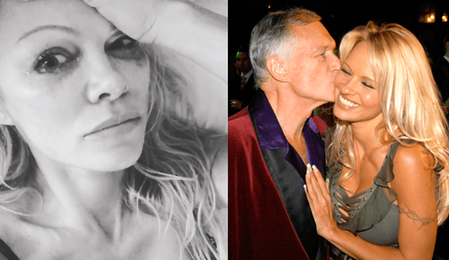 Pamela Anderson despide con extraño video a Hugh Hefner y alarma a fans