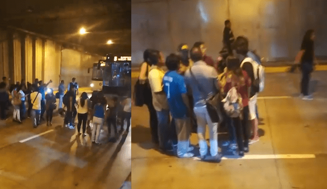Facebook: usuarios del Metropolitano invaden vía por falta de buses [VIDEO]