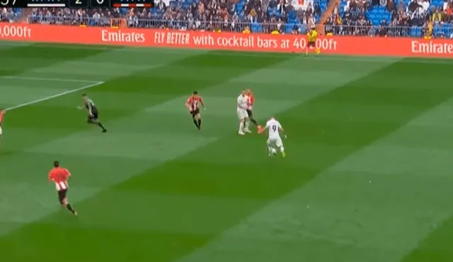 Real Madrid vs Athletic Bilbao: Karim Benzema selló su hat-trick con majestuoso 'sombrerito'