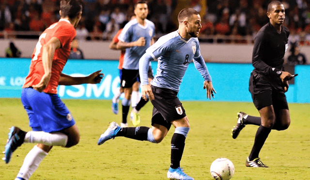Uruguay ganó el partido al último minuto. (Foto Twitter)