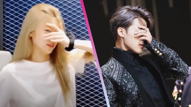 Idols de ITZY realizaron parodia de "Blood, sweat & tears" de BTS. Créditos: Composición VLive / Big Hit