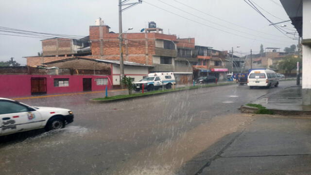 Lluvia intensa se registra en Cajamarca 