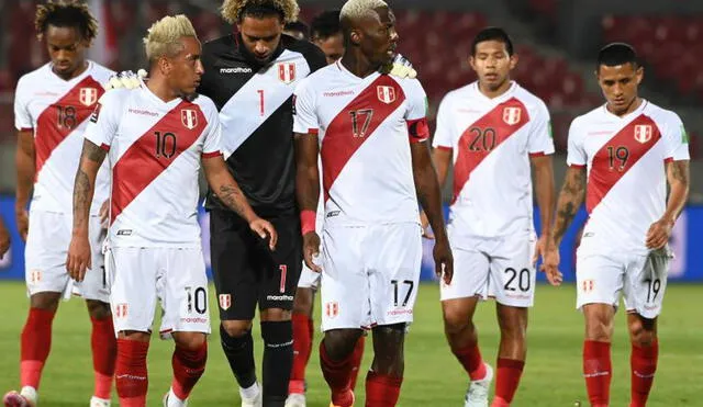 Perú acumula solo un punto en la tabla de posiciones de las Eliminatorias Qatar 2022. Foto: EFE