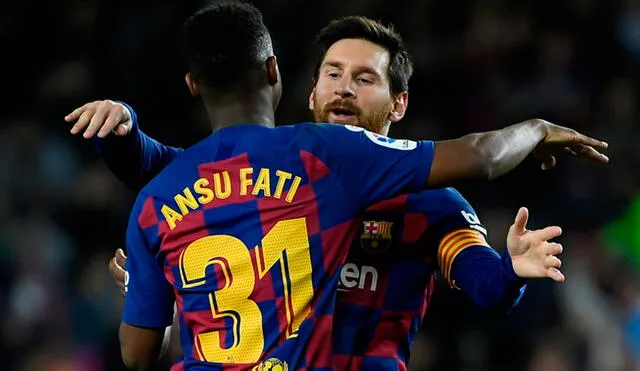 Ansu Fati anotó dos goles en el debut liguero del FC Barcelona temporada 2020-21 ante el Villarreal por LaLiga. (FOTO: AFP).