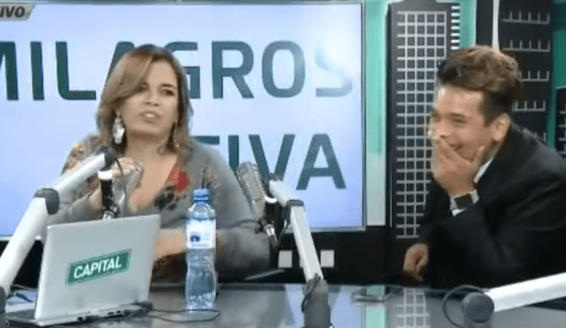 Milagros Leiva canta con imitador de Luis Miguel, pero la callan en programa en vivo [VIDEO]