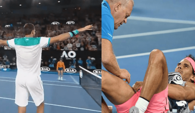 Twitter: Rafael Nadal se retira por lesión y Cilic genera polémica con celebración [VIDEO]