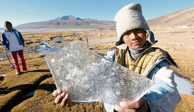 Temperaturas de hasta -6 grados se registran en Puno