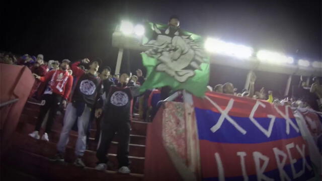 La barra del Deportivo Independiente de Medellín aseguró que su protesta era pacífica. Foto: Difusión.