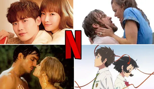 Mejores películas románticas en Netflix. Créditos: composición