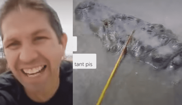 Instagram: Hace transmisión en vivo con cocodrilo y casi pierde la mano [VIDEO]