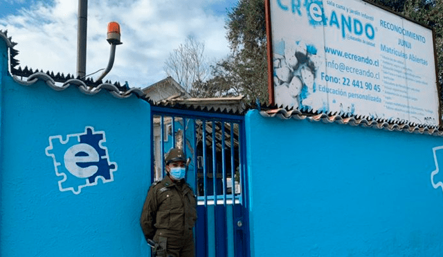 Jardín infantil fue hallado funcionando con cuatro niños pese a prohibición por la pandemia del nuevo coronavirus. Foto: 24 Horas