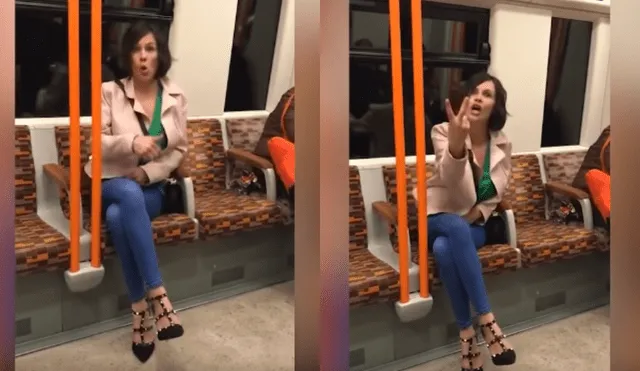 Reino Unido: mujer insultó a migrantes en un tren y provocó el rechazo de todos en redes [VIDEO]