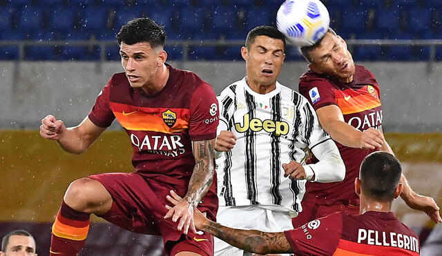 Roma y Juventus se enfrentan por la Serie A italiana 2020-21. (FOTO: AFP).