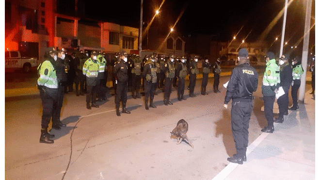 Sesenta efectivos policiales participaron en operativo en terminal pesquero.